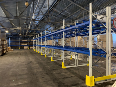 We equipped the warehouse in Riga with new pallet racks 2